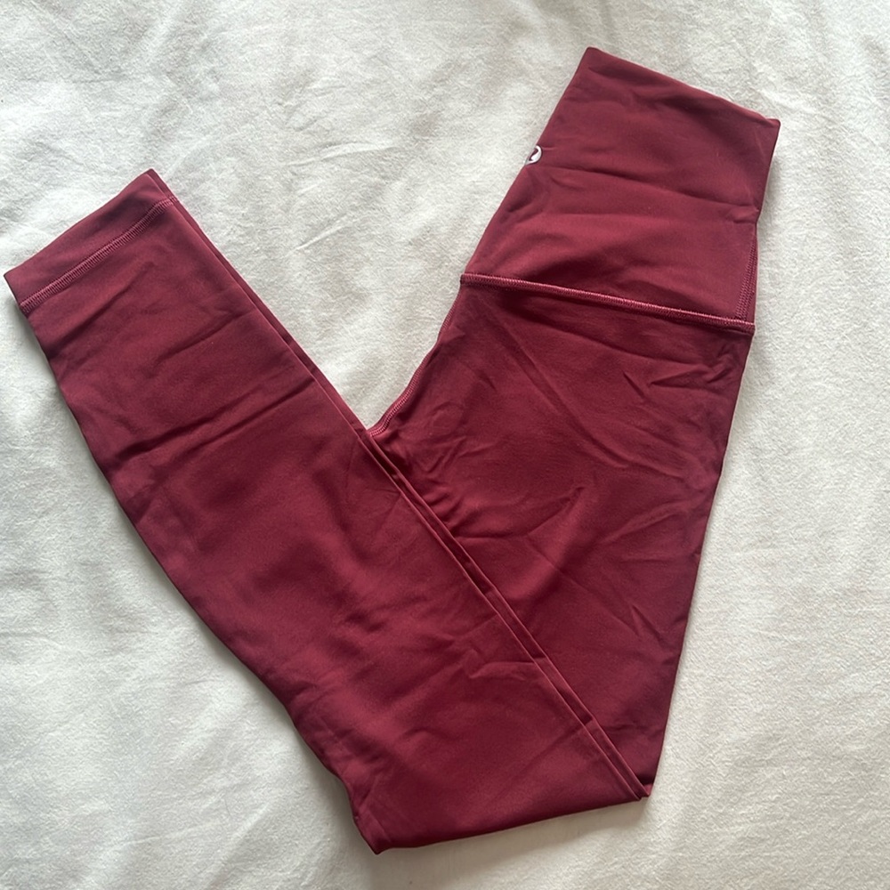 Lululemon Align Leggings 28” inseam - Mulled Wine